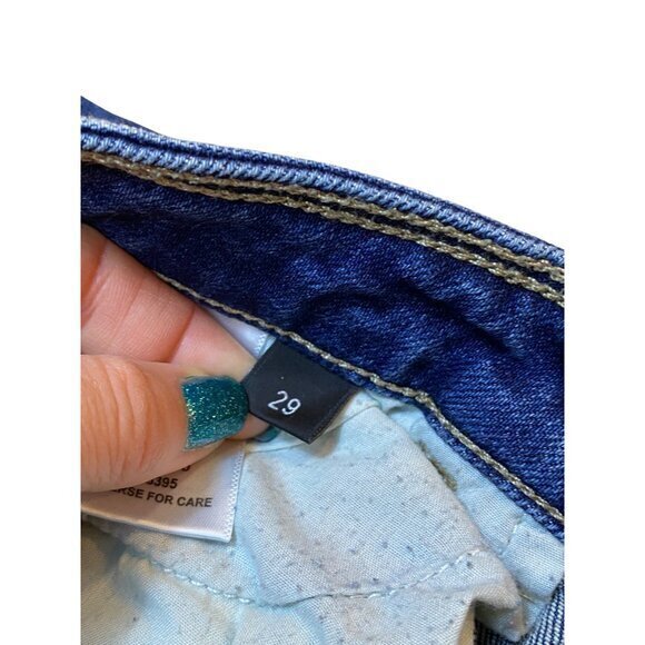 Vervet Womens Distressed Denim Jeans Size 29 VT917 - Picture 4 of 9